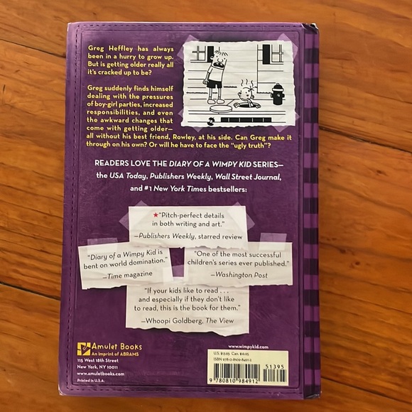 1st Edition 1st Print 2010 Jeff Kinney Diary of a Wimpy Kid The Ugly Truth - Picture 2 of 12
